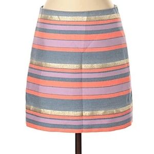 J crew Striped mini skirt